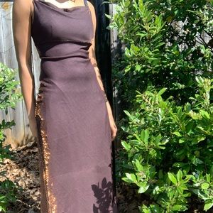 Brown shimmer Prom Dress